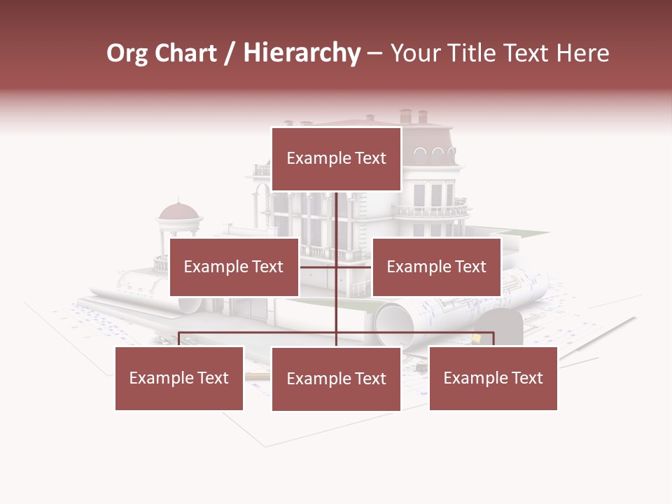 Cottage Sketch White PowerPoint Template