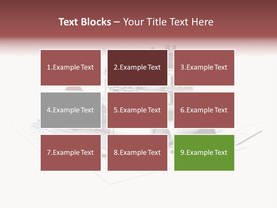 Cottage Sketch White PowerPoint Template