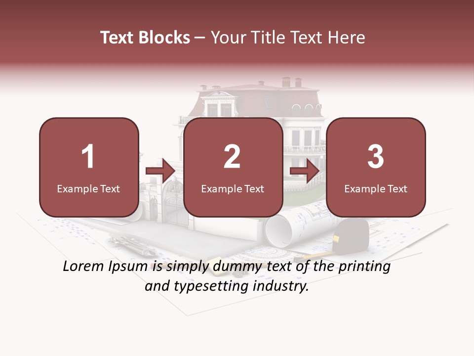 Cottage Sketch White PowerPoint Template