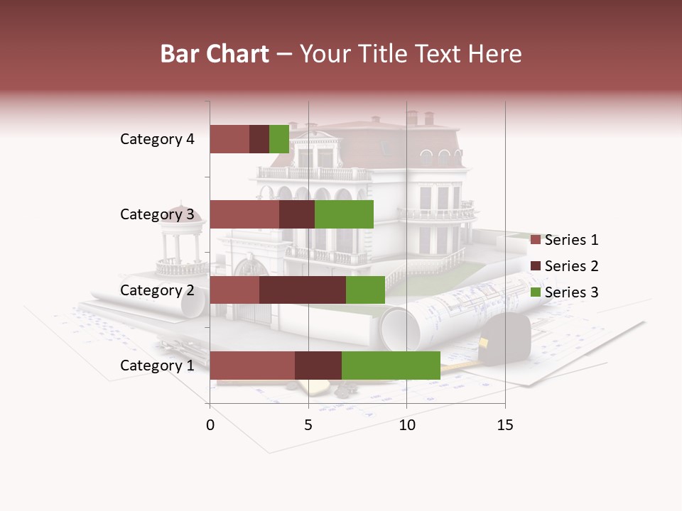 Cottage Sketch White PowerPoint Template