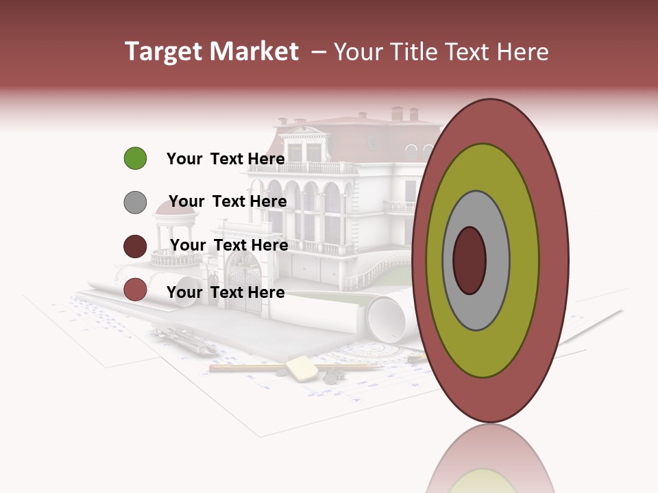 Cottage Sketch White PowerPoint Template