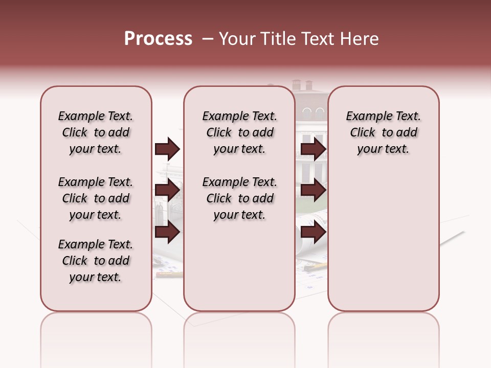 Cottage Sketch White PowerPoint Template