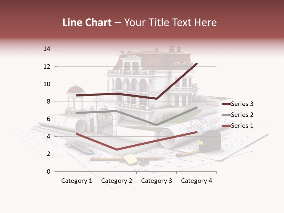 Cottage Sketch White PowerPoint Template