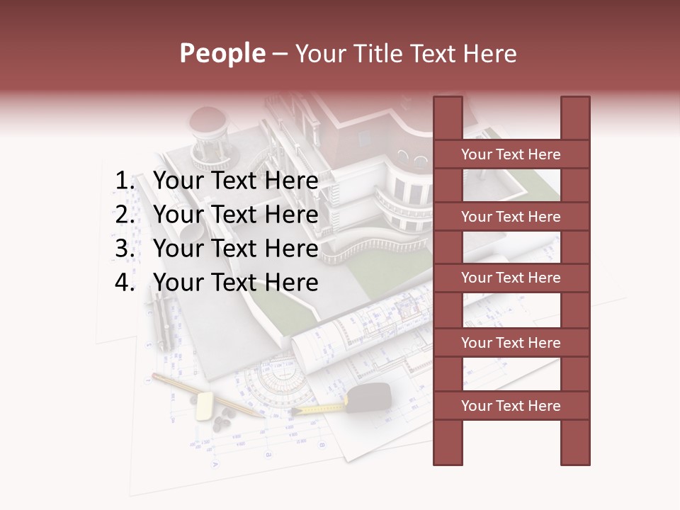 Housing Floor Architect PowerPoint Template