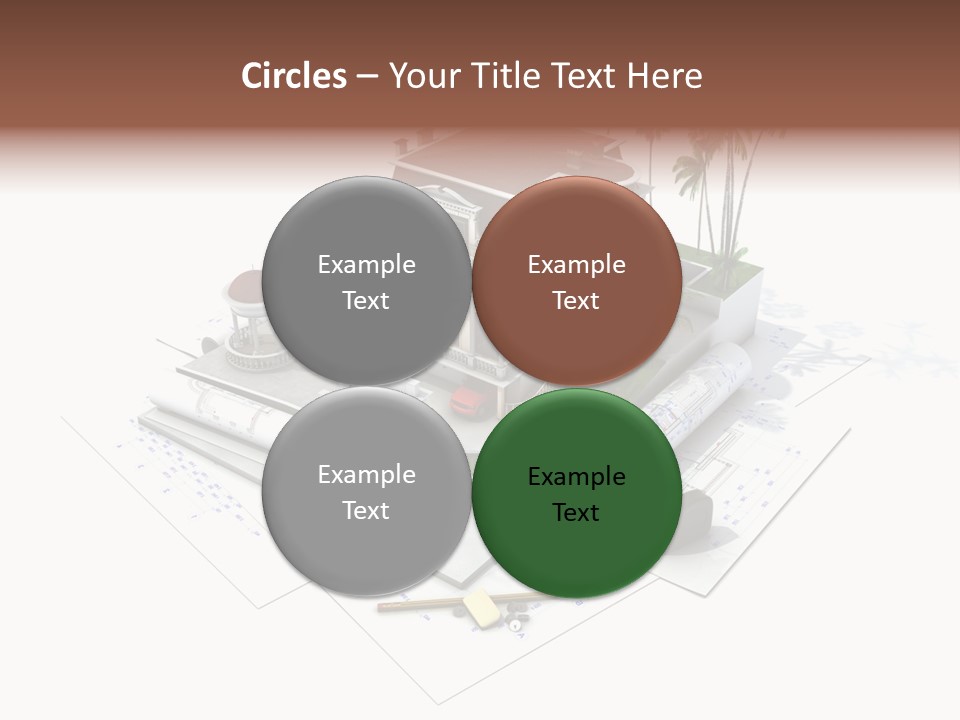 Cottage Facade Structure PowerPoint Template