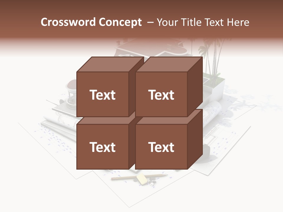 Cottage Facade Structure PowerPoint Template