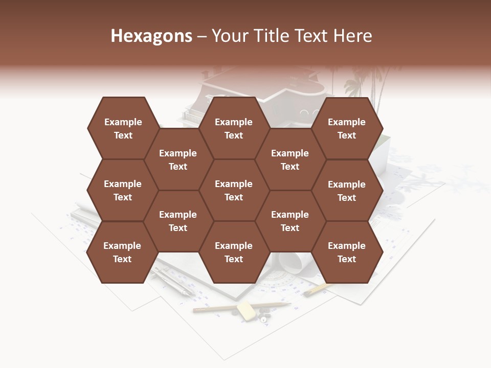 Cottage Facade Structure PowerPoint Template