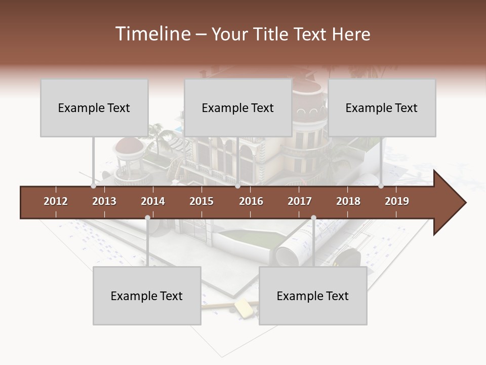 Cottage Facade Structure PowerPoint Template