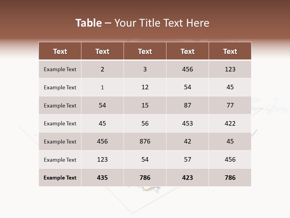 Cottage Facade Structure PowerPoint Template