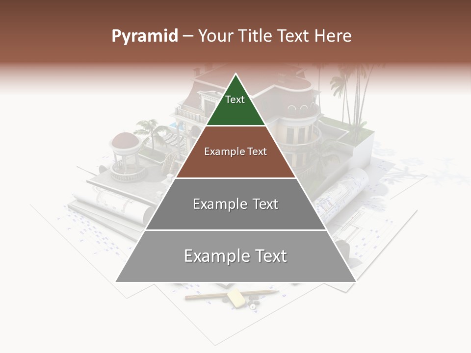 Cottage Facade Structure PowerPoint Template