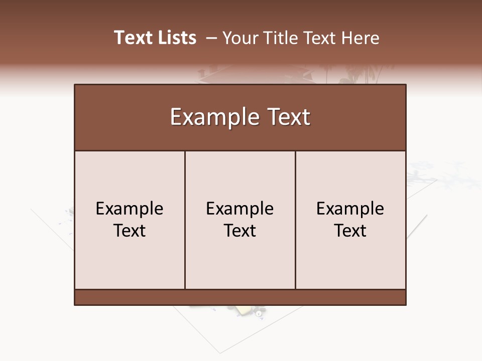 Cottage Facade Structure PowerPoint Template