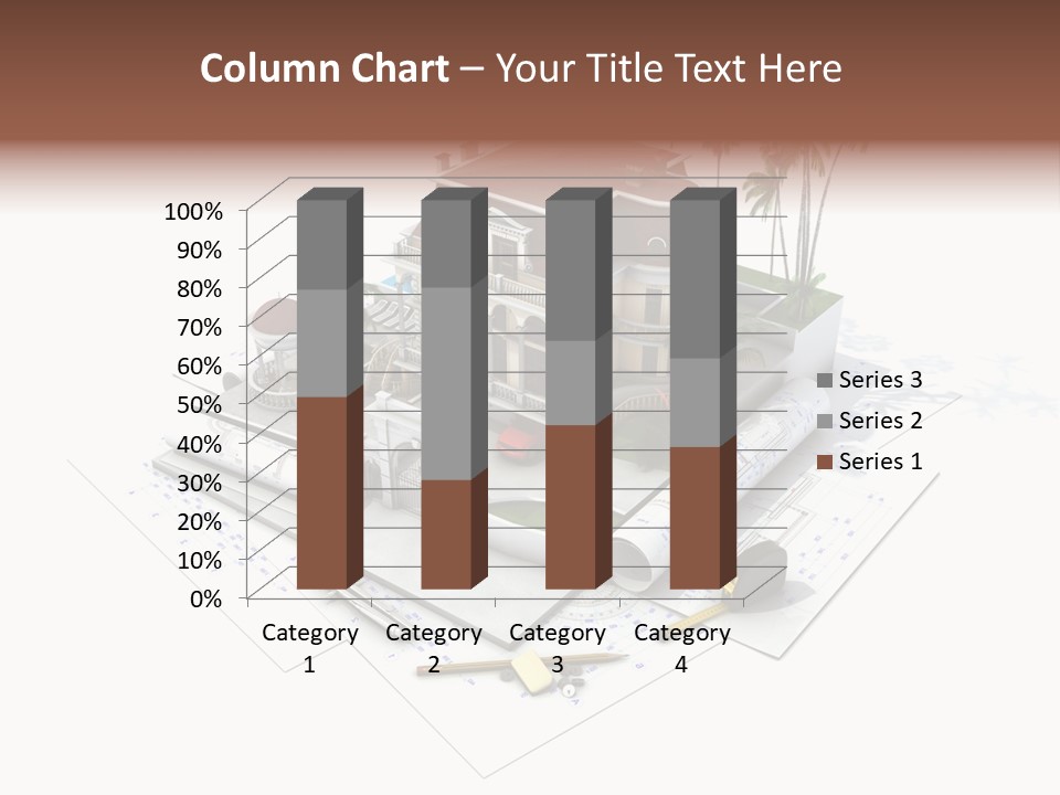 Cottage Facade Structure PowerPoint Template