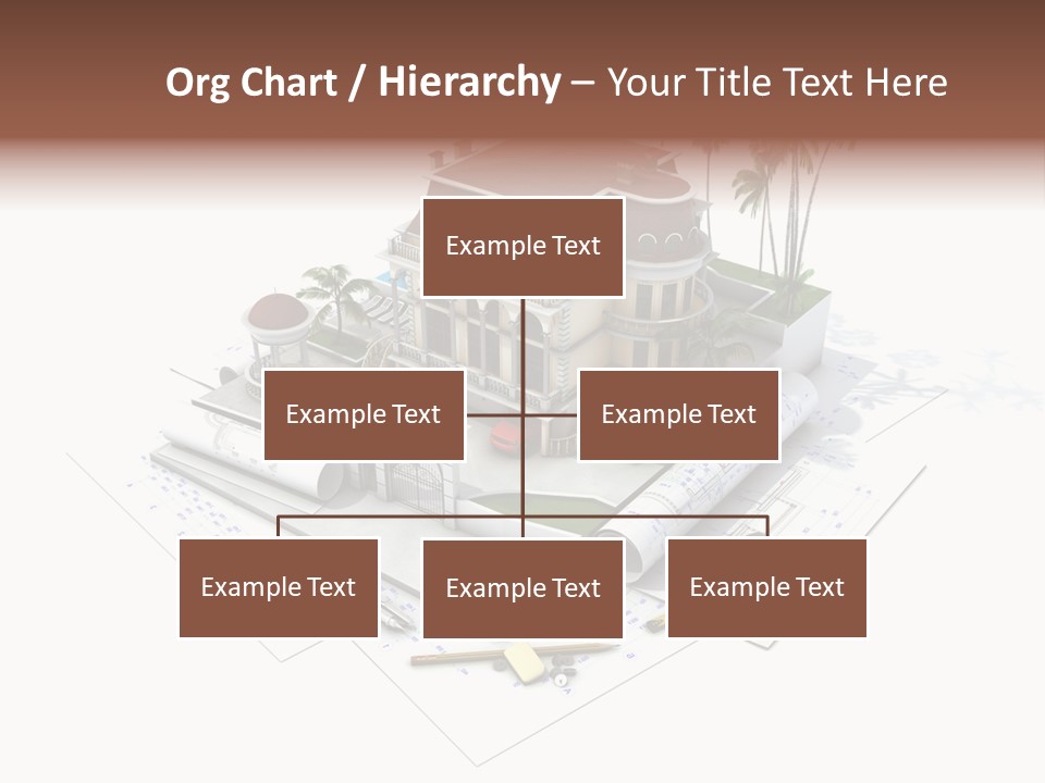 Cottage Facade Structure PowerPoint Template