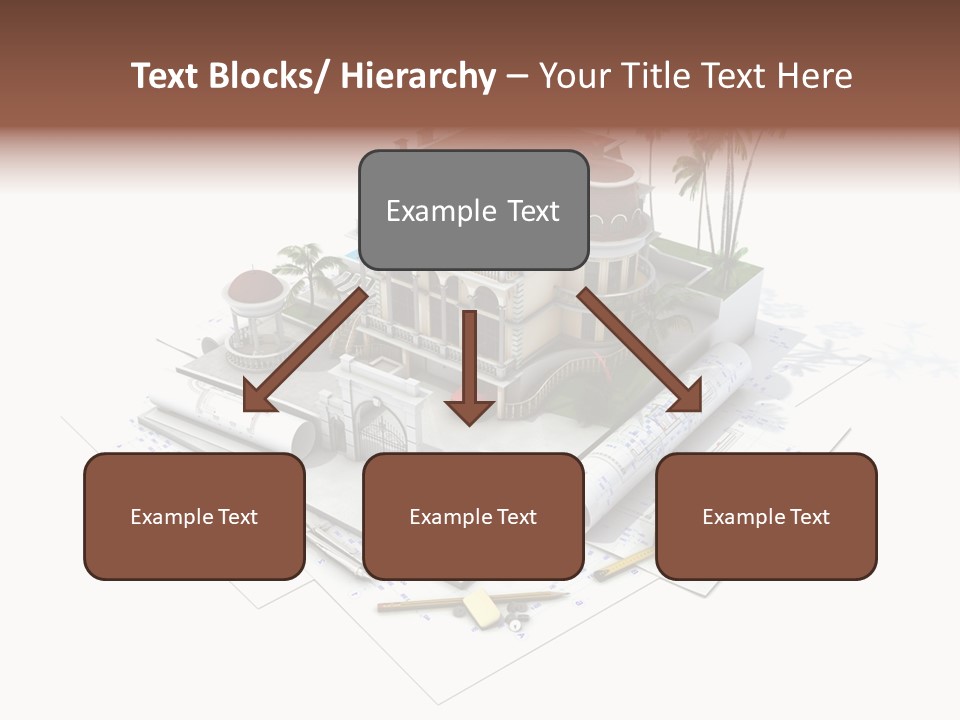 Cottage Facade Structure PowerPoint Template