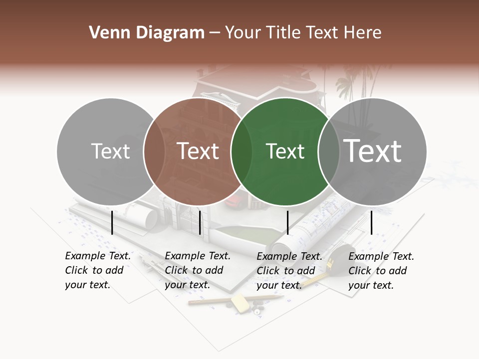 Cottage Facade Structure PowerPoint Template
