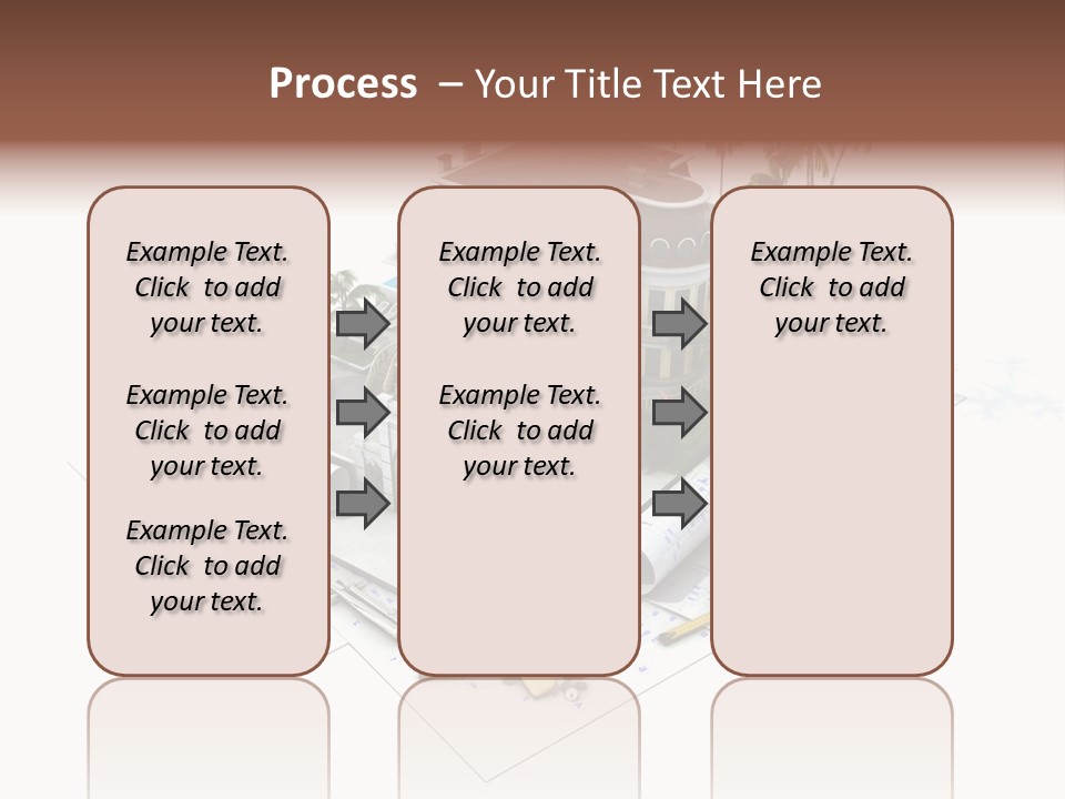 Cottage Facade Structure PowerPoint Template