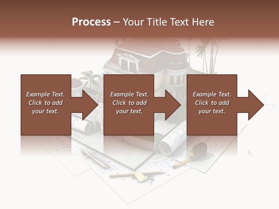 Cottage Facade Structure PowerPoint Template