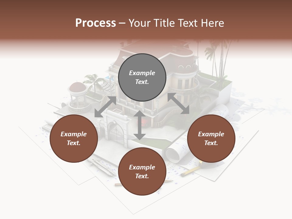 Cottage Facade Structure PowerPoint Template