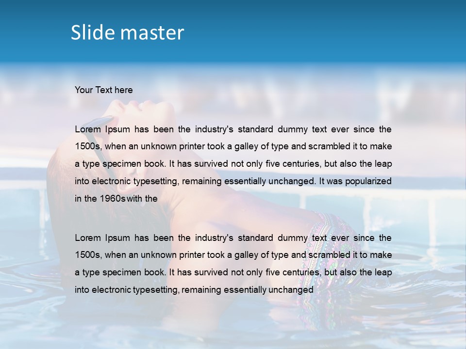 Relaxing Sensual Pretty PowerPoint Template