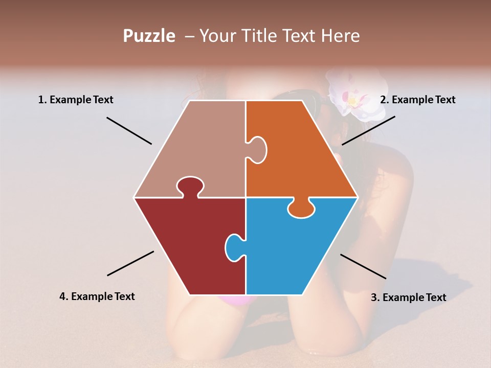 Laying Beautiful Travel PowerPoint Template