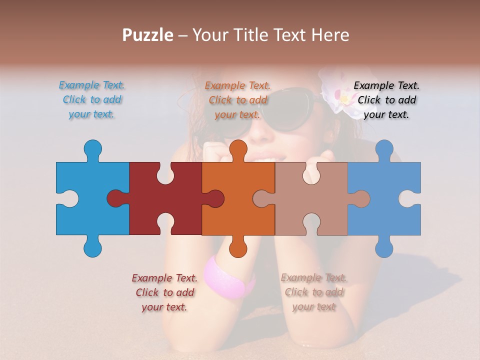 Laying Beautiful Travel PowerPoint Template