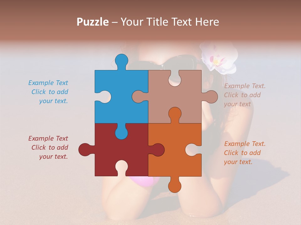 Laying Beautiful Travel PowerPoint Template