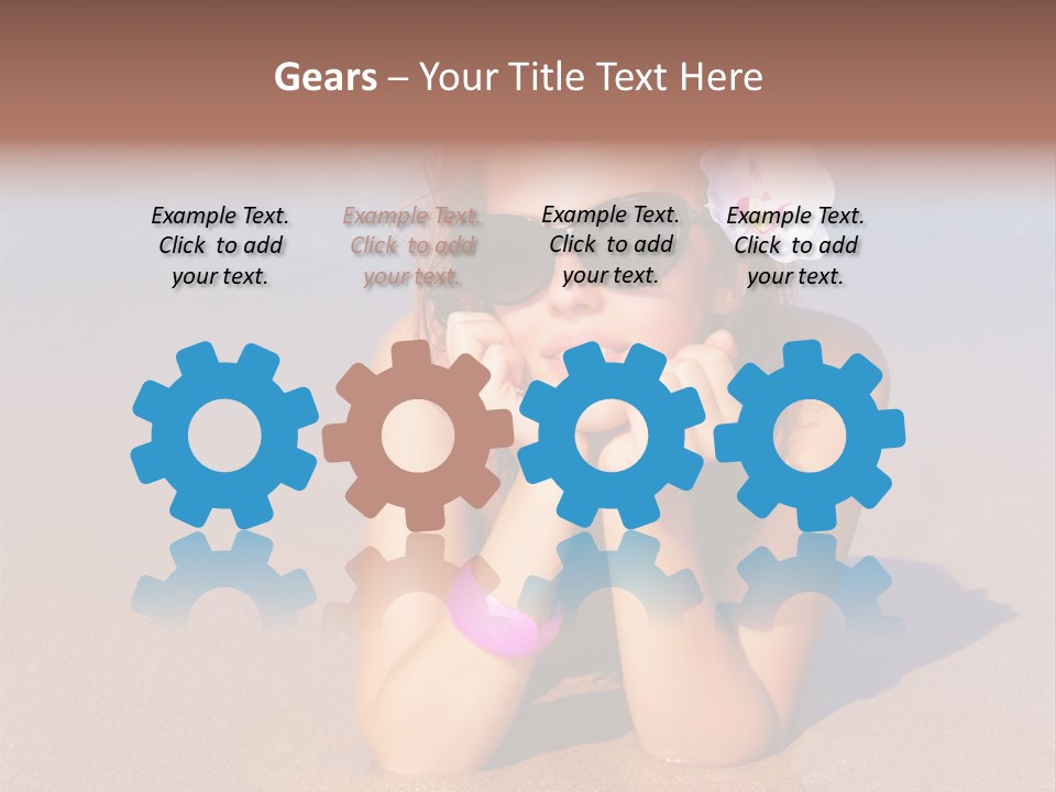 Laying Beautiful Travel PowerPoint Template