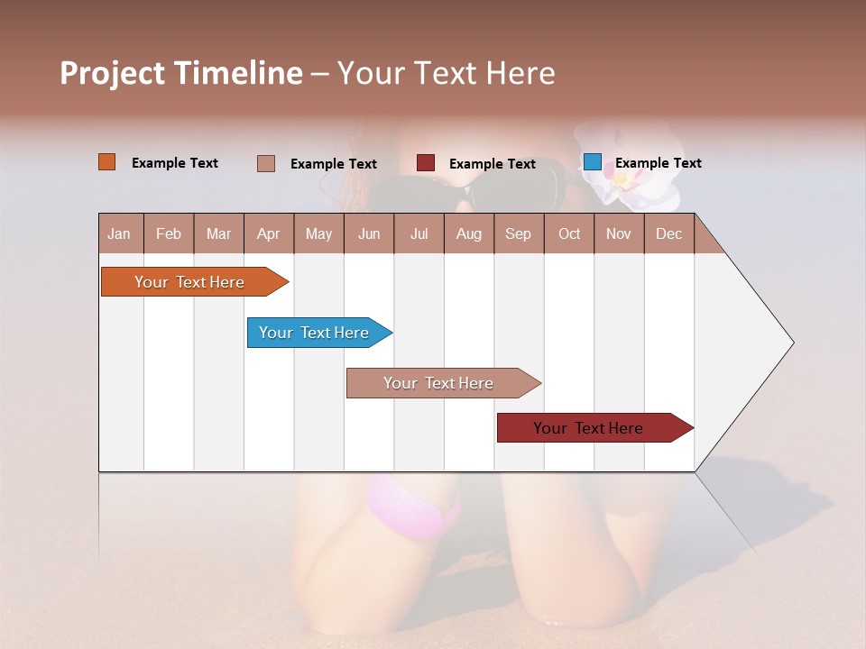 Laying Beautiful Travel PowerPoint Template