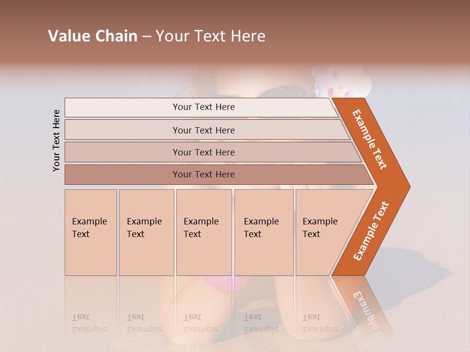 Laying Beautiful Travel PowerPoint Template