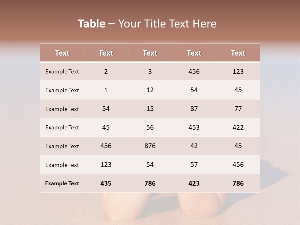 Laying Beautiful Travel PowerPoint Template