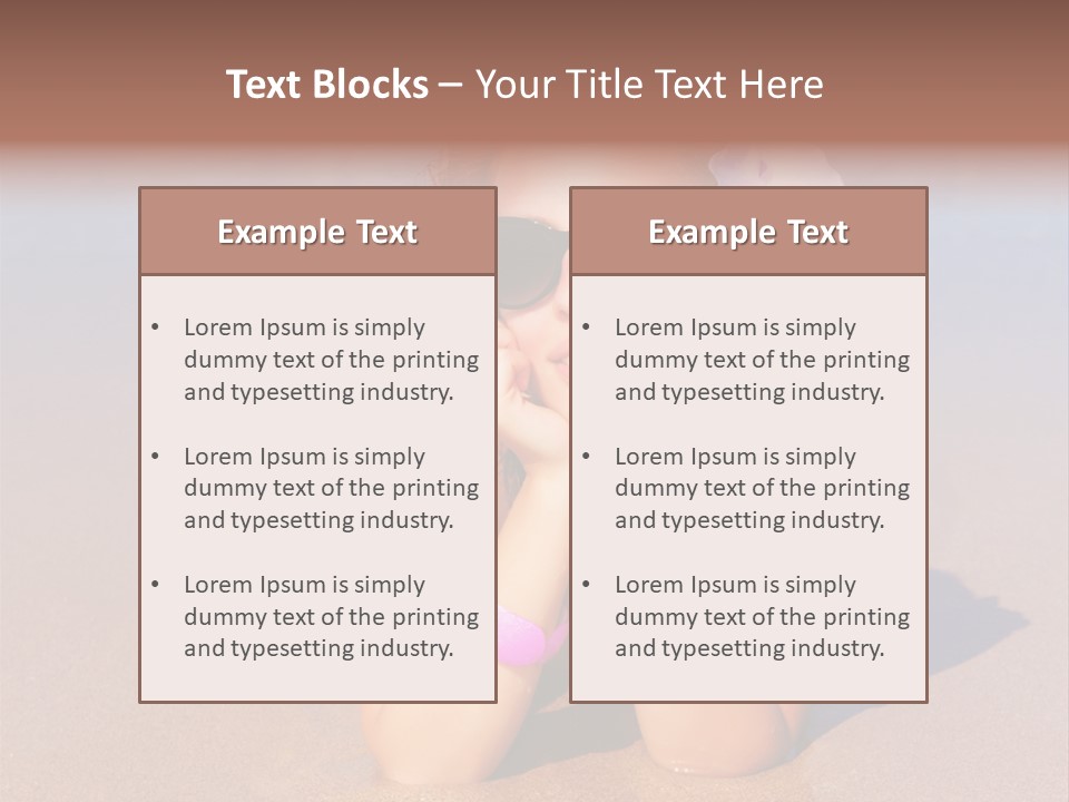 Laying Beautiful Travel PowerPoint Template