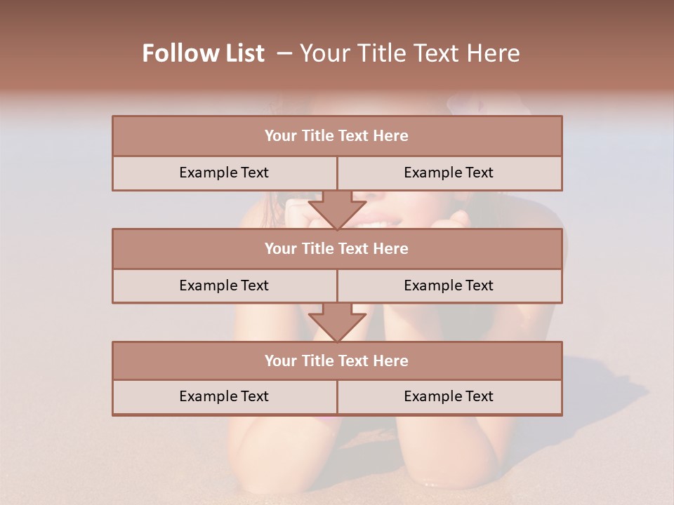 Laying Beautiful Travel PowerPoint Template