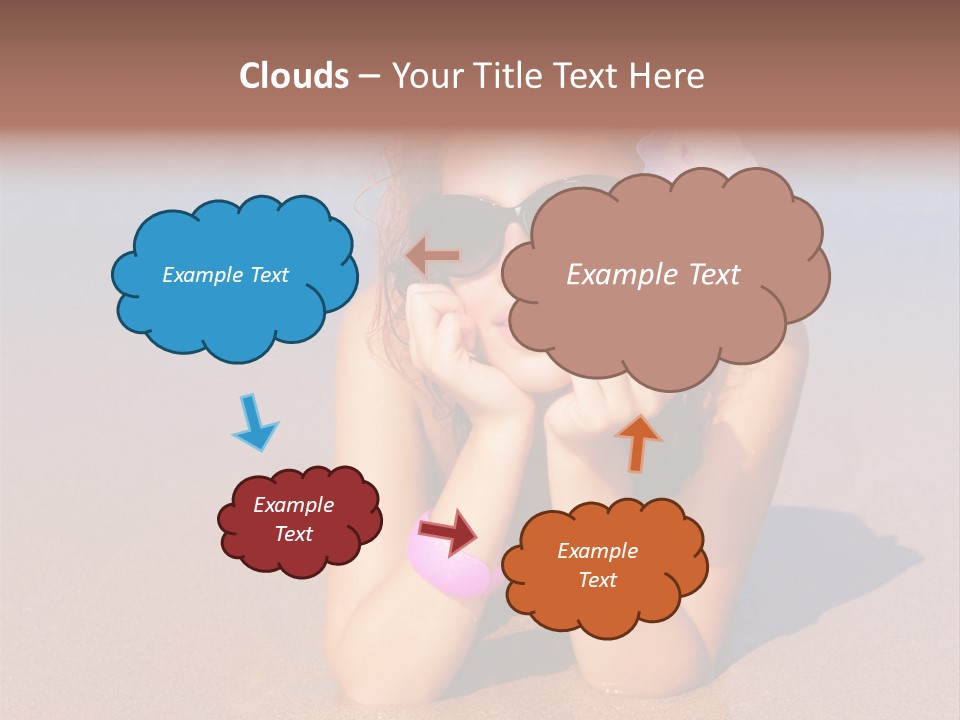 Laying Beautiful Travel PowerPoint Template