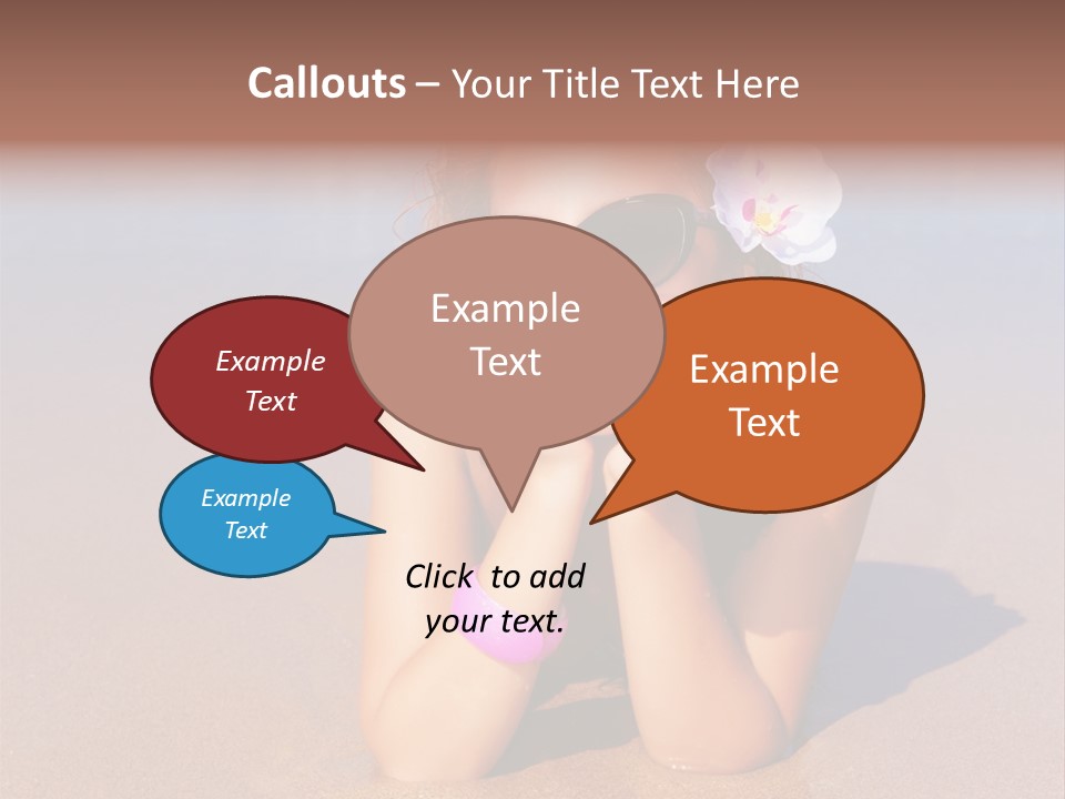 Laying Beautiful Travel PowerPoint Template