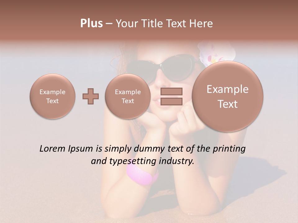 Laying Beautiful Travel PowerPoint Template