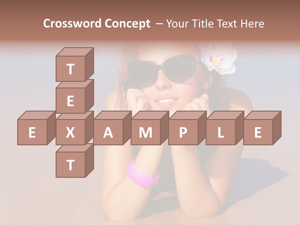 Laying Beautiful Travel PowerPoint Template