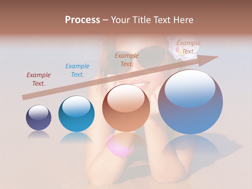 Laying Beautiful Travel PowerPoint Template