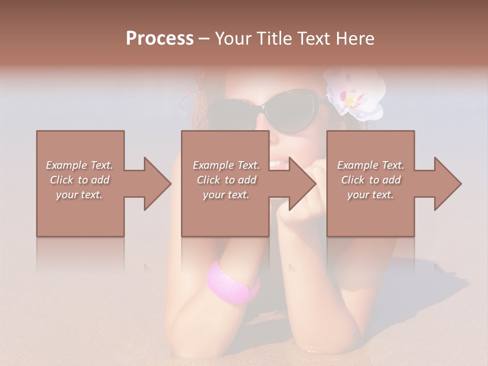 Laying Beautiful Travel PowerPoint Template
