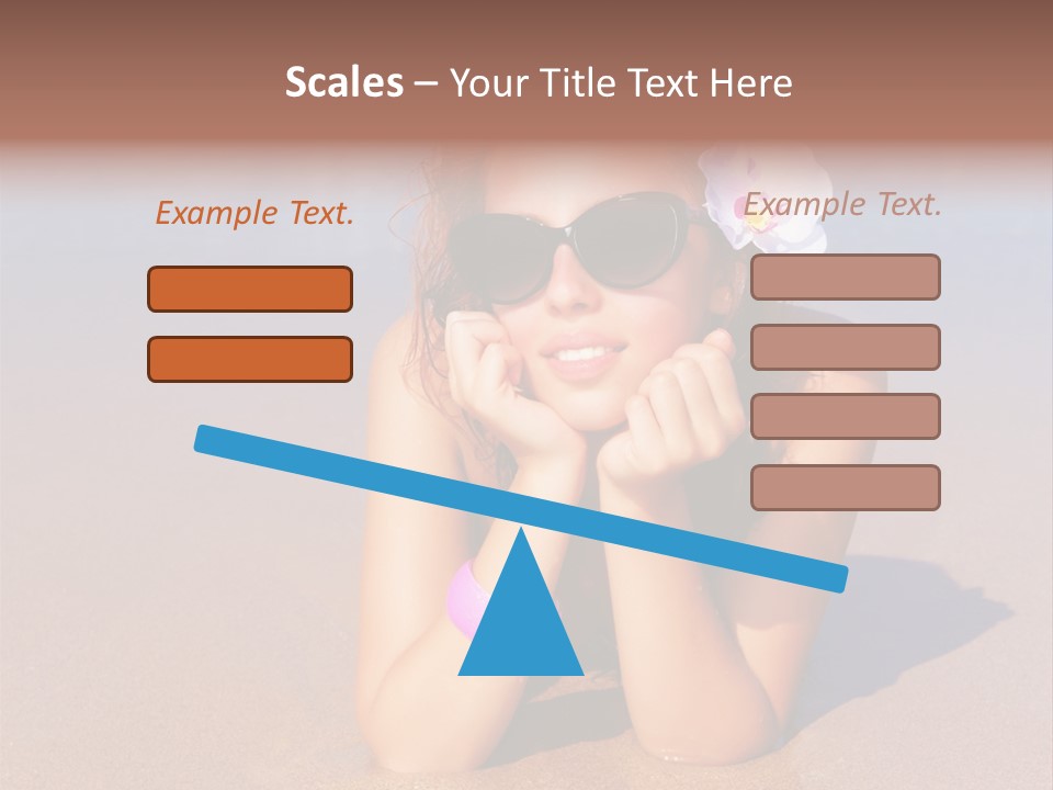 Laying Beautiful Travel PowerPoint Template
