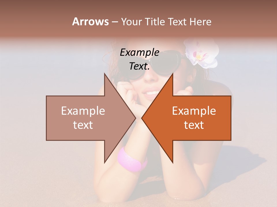 Laying Beautiful Travel PowerPoint Template