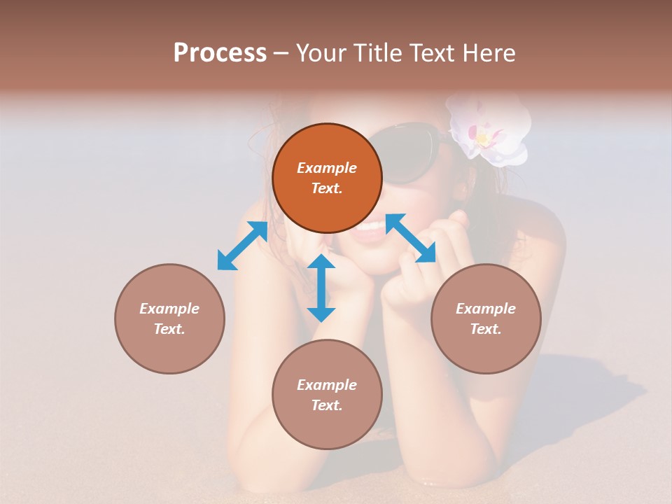 Laying Beautiful Travel PowerPoint Template