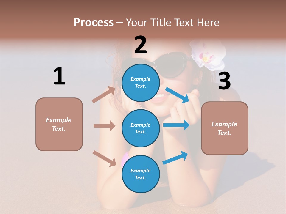 Laying Beautiful Travel PowerPoint Template