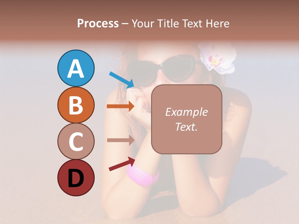 Laying Beautiful Travel PowerPoint Template