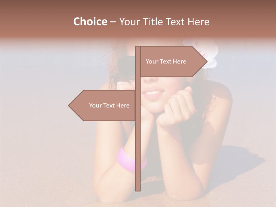 Laying Beautiful Travel PowerPoint Template