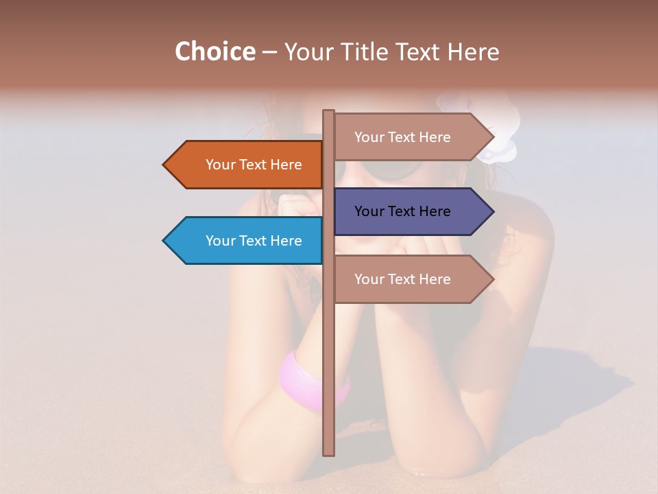 Laying Beautiful Travel PowerPoint Template