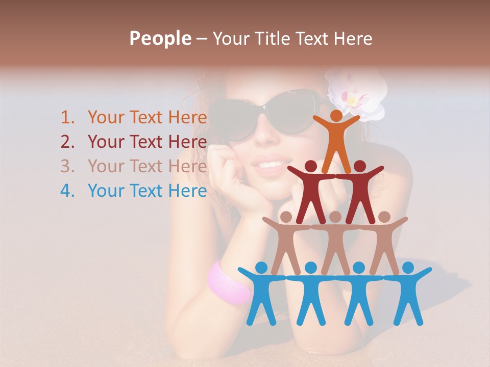 Laying Beautiful Travel PowerPoint Template