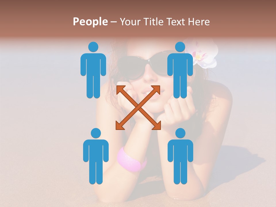 Laying Beautiful Travel PowerPoint Template