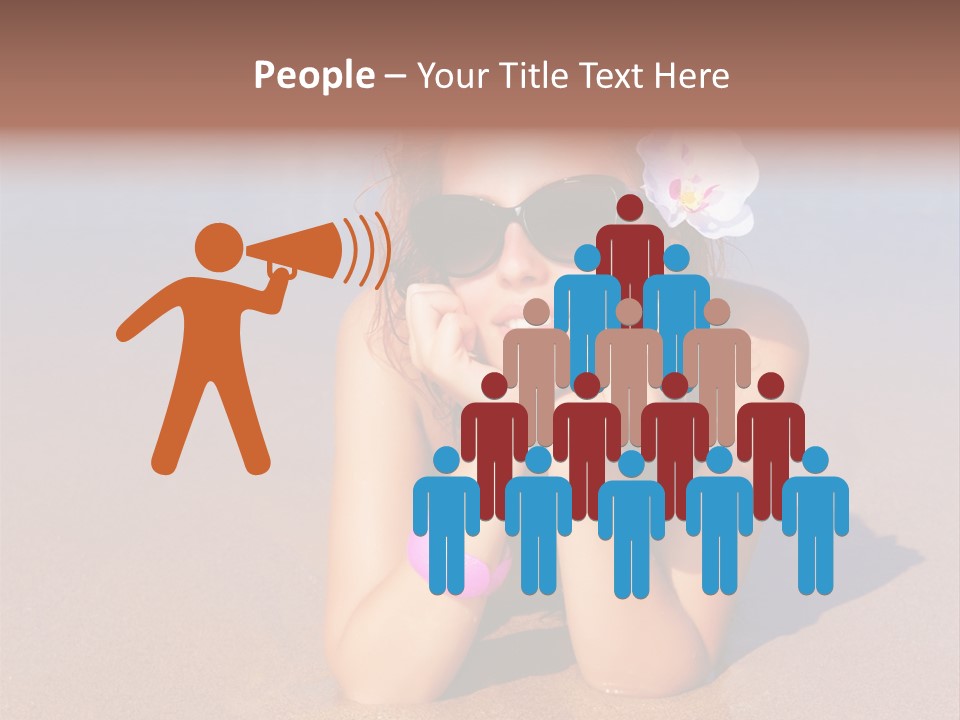 Laying Beautiful Travel PowerPoint Template