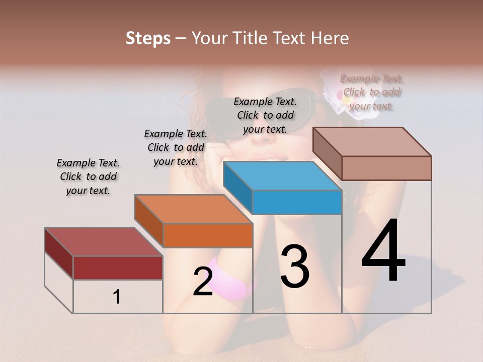 Laying Beautiful Travel PowerPoint Template