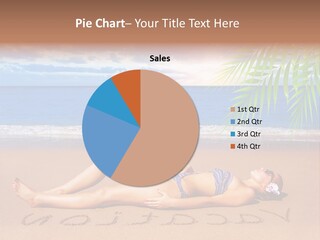 Dayspa Blue Palm PowerPoint Template